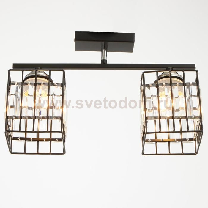 Люстра 6591191/2 E27 40Вт черный 42х12х24 см