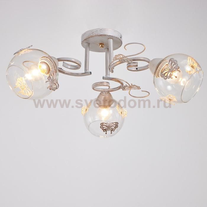 Люстра 6591202/3 E27 40Вт белый 46х46х24 см