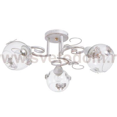 Люстра 6591202/3 E27 40Вт белый 46х46х24 см