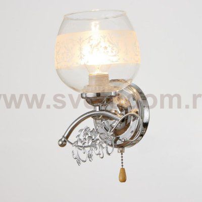 Бра 6591204/1 E27 40Вт хром 17х18х21 см