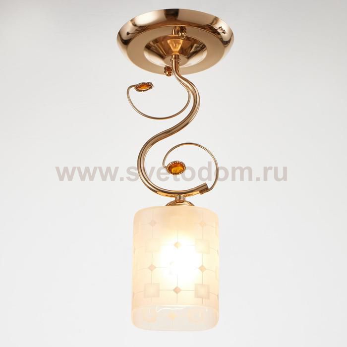 Светильник 6591209/1 E27 40Вт золото 15х15х32 см
