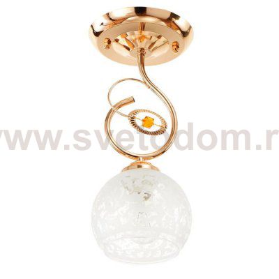 Светильник 6591211/1 E27 40Вт золото 14х15х32 см  МИКС