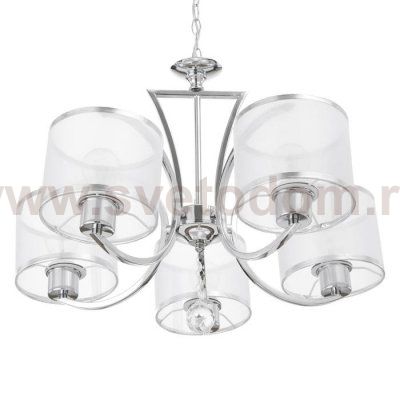 Люстра 6591213/5 E27 40Вт хром 58х58х70 см