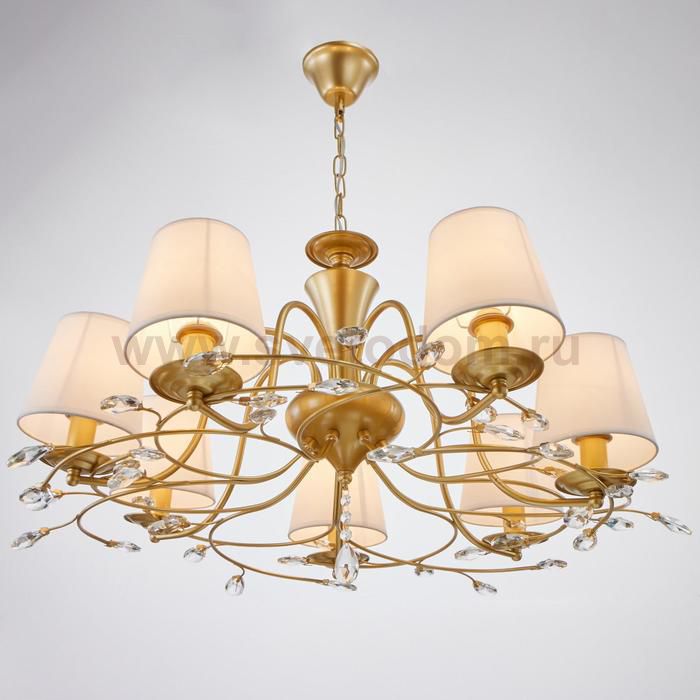 Люстра 6591215/7 E14 40Вт золото 80х80х70 см