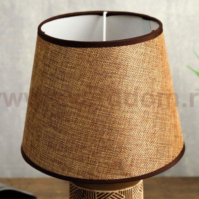 Лампа настольная 48475/1 E14 40Вт кофе 18х18х32 см