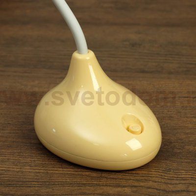 Лампа настольная 23767/1 LED 4Вт USB АКБ бежевый 9,5х8х33 см