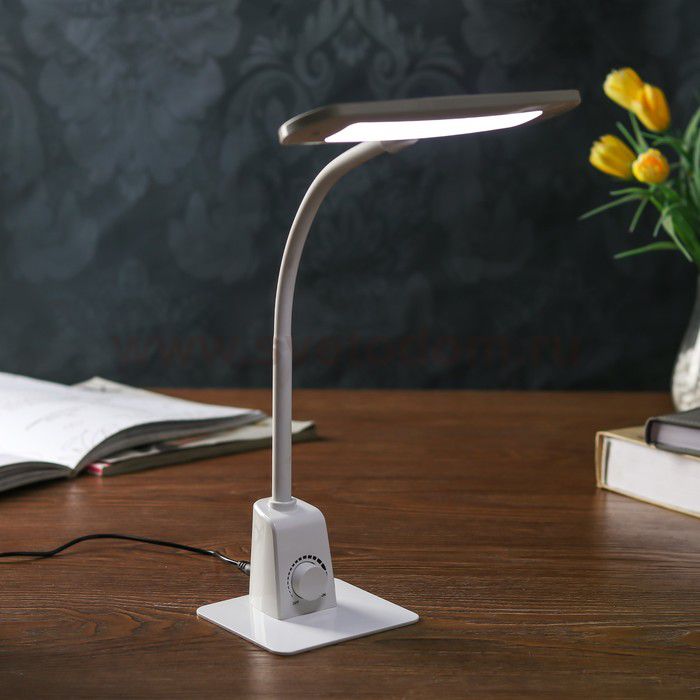 Лампа настольная с диммером 71871/1 LED 6Вт белый 19,5х10х44 см
