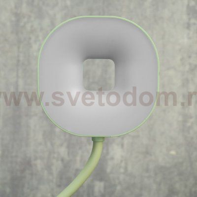 Лампа настольная сенсорная 85301/1 12хLED 3Вт диммер USB AKB светло-зеленый 11х12,8х35 см