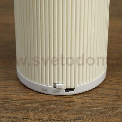 Лампа настольная сенсорная 85304/1 24хLED 3Вт 3 режима USB AKB белый 8,5х8,5х43 см