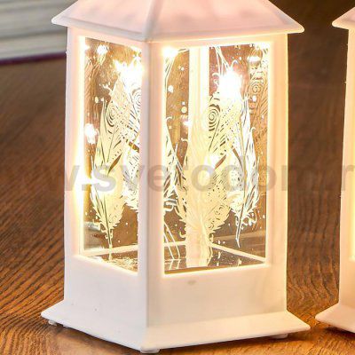 Ночник 48127 LED батарейки 3хLR44 белый 5,5х5,5х15,5 см