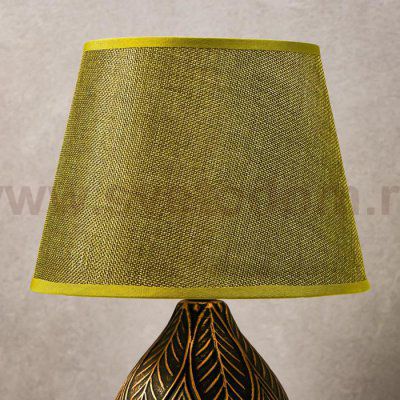 Лампа настольная 38046/1 E14 40Вт черно-золотой 23х23х32 см