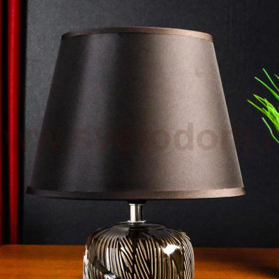 Лампа настольная 38048/1 E14 40Вт черный 23х23х35,5 см