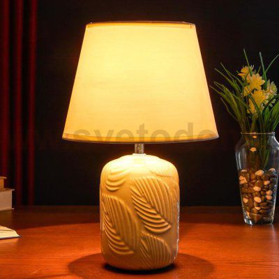 Лампа настольная 38049/1 E14 40Вт белый 22х22х35,5 см