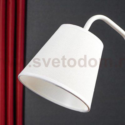 Настольная лампа 32161/1 E27 40Вт белый 28,5х16х49 см
