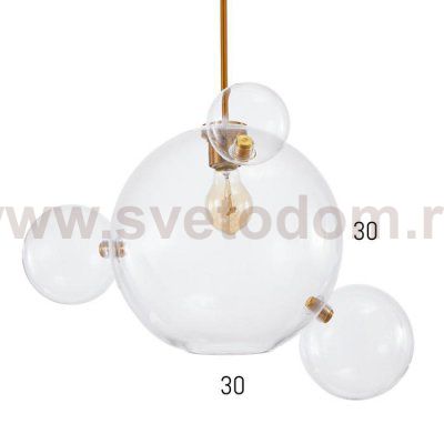 Светильник 4513/1 40Вт E27 золото 50х50х150 см