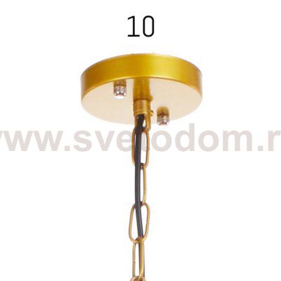 Светильник 4519/3 40Вт E27 золото 30х30х40 см