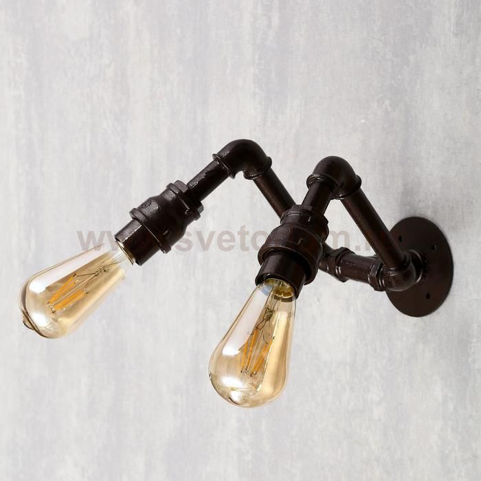 Бра 4426/2 E27 60Вт коричневый 44х30х29 см