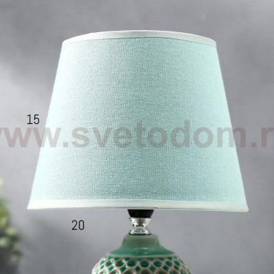 Лампа настольная 36656/1 E14 40Вт зеленый H33 см