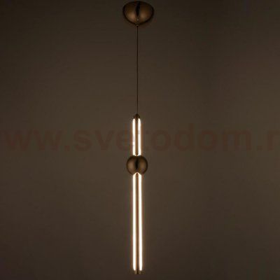 Светильник 49412/1 LED 16Вт 4000К золото 7х7х42-142 см