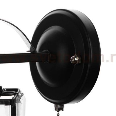 Бра 91238/1 E27 40Вт черный-хром 17х12х21 см