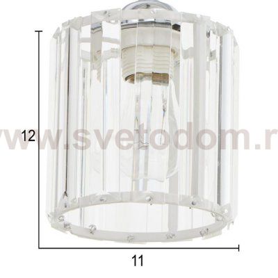 Люстра 91241/6 E27 40Вт белый-хром 60х40х25 см