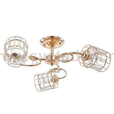 Люстра 91262/3 E27 40Вт золото 52х52х25 см