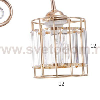 Люстра 91262/3 E27 40Вт золото 52х52х25 см