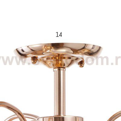 Люстра 91262/3 E27 40Вт золото 52х52х25 см