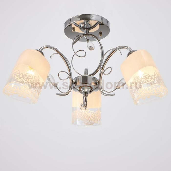 Люстра 91273/3 E27 40Вт хром 54х54х25 см