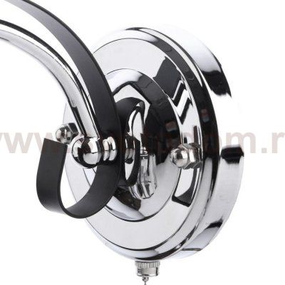 Бра 91279/1 E27 40Вт черный-хром 25х12х23 см