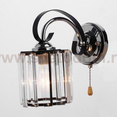 Бра 91279/1 E27 40Вт черный-хром 25х12х23 см