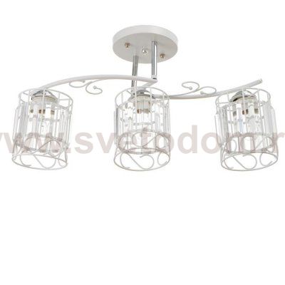 Люстра 91287/3 E27 40Вт белый-хром 52х15х25 см