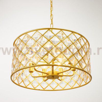 Люстра 91299/7 E14 40Вт золото шампань 50х50х82 см