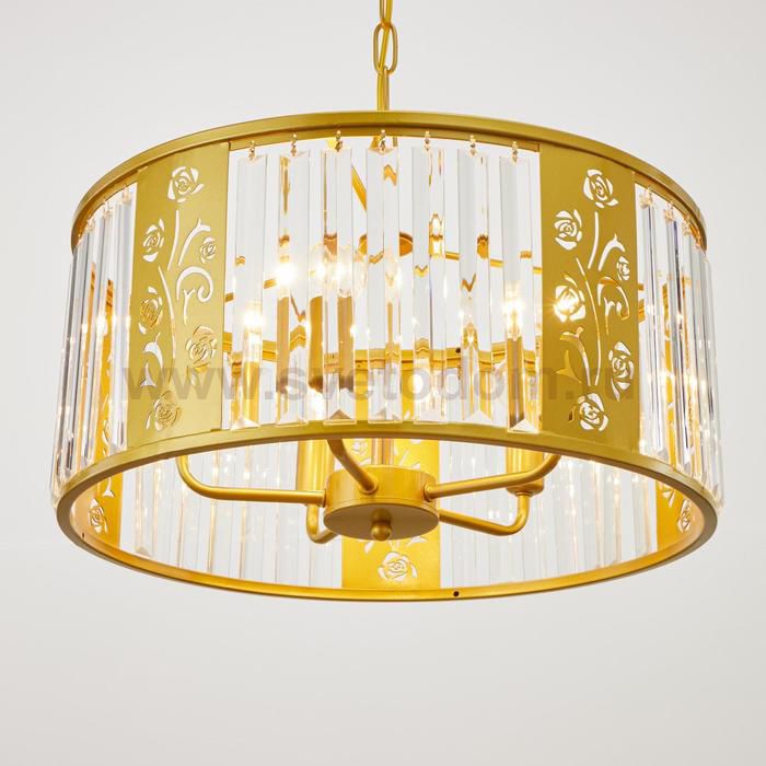 Люстра 91300/5 E14 40Вт золото шампань 45х45х78 см