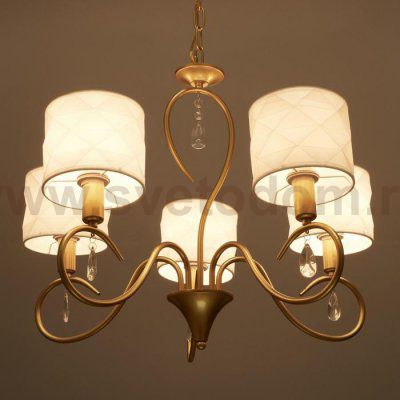 Люстра 91305/5 E14 40Вт шампанское золото 68х68х82 см