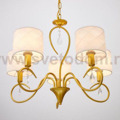 Люстра 91305/5 E14 40Вт шампанское золото 68х68х82 см