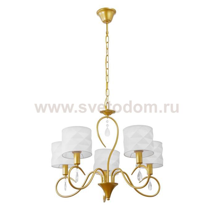 Люстра 91305/5 E14 40Вт шампанское золото 68х68х82 см