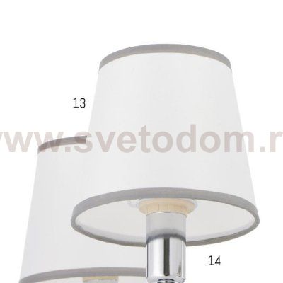 Люстра 91308/5 E14 40Вт хром 61х61х43 см