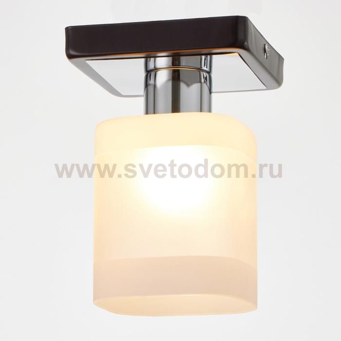 Светильник 91309/1 E27 40Вт венге-хром 12х12х17 см