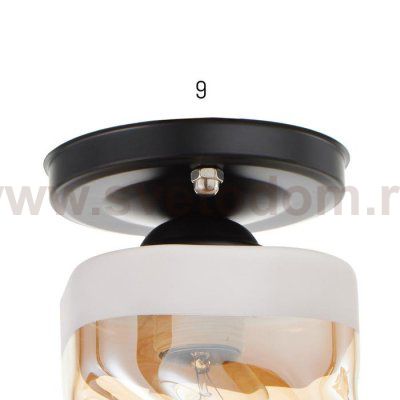 Светильник 91317/1 E27 40Вт черный 12х12х18 см