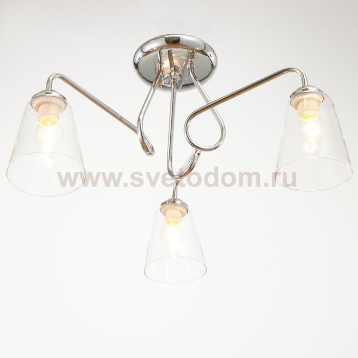 Люстра 91322/3 E27 40Вт хром 53х53х26 см