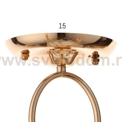 Люстра 91326/5 E27 40Вт золото 54х54х26 см