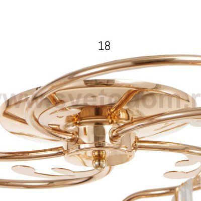 Люстра 91329/5 E27 40Вт золото 57х57х26 см