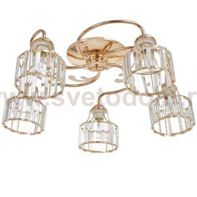 Люстра 91329/5 E27 40Вт золото 57х57х26 см