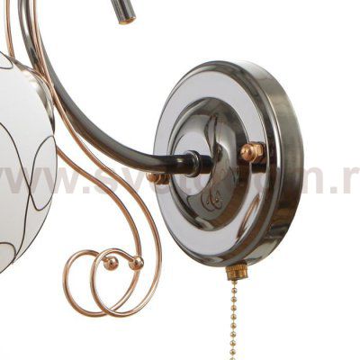 Бра 91330/1 E27 40Вт черный-золото 23х13х21 см