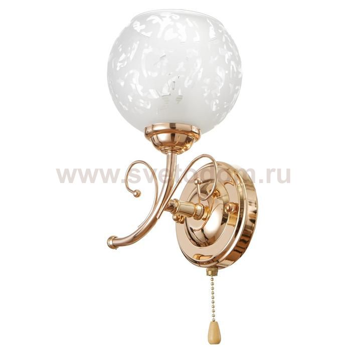 Бра 91333/1 E27 40Вт золото 21х19х21 см