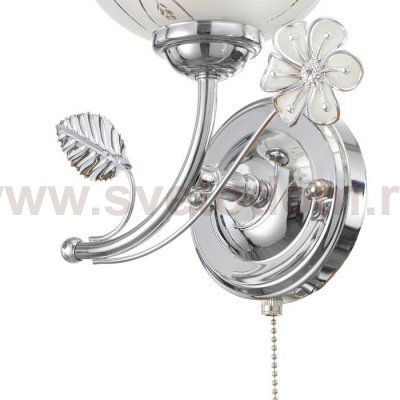 Бра 91335/1 E27 40Вт хром 25х20х25 см