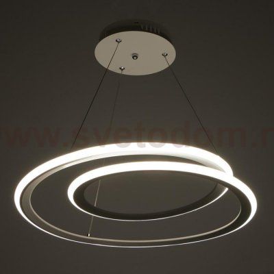 Люстра 71010/1 LED 52Вт 4000К белый 53х53х6-106 см