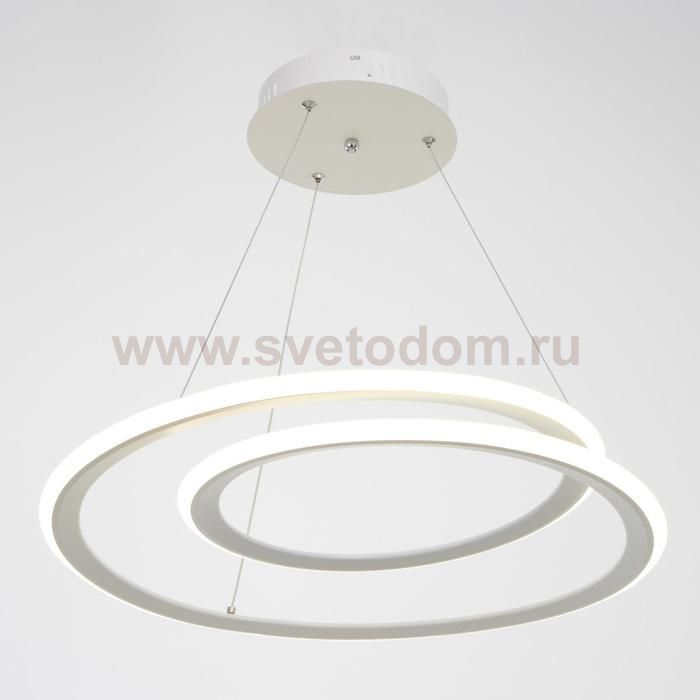 Люстра 71010/1 LED 52Вт 4000К белый 53х53х6-106 см