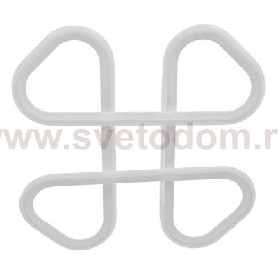 Люстра 71011/1 LED 58Вт 4000К белый 56х56х4-104 см